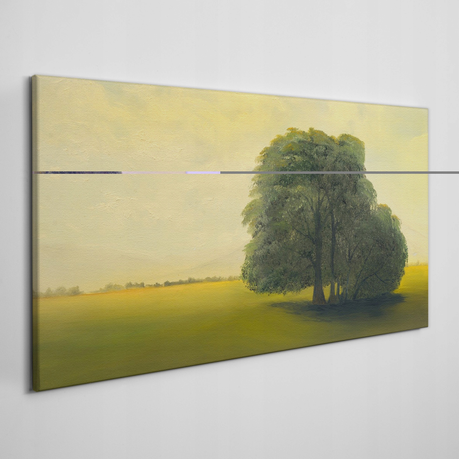 

Obraz płótno Malarstwo drzewa niebo pole 100x50 cm