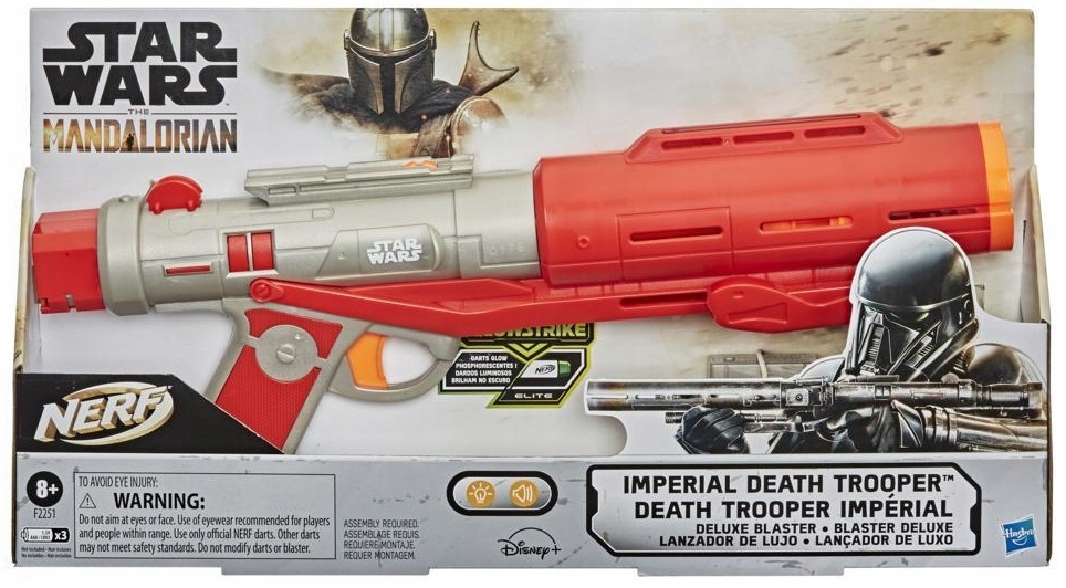 

Nerf Wyrzutnia Karabin Star Wars Dźwięk Światło