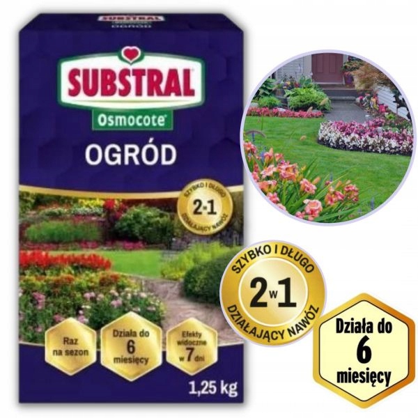 

Nawóz do roślin ogrodowych Substral Osmocote 2w1