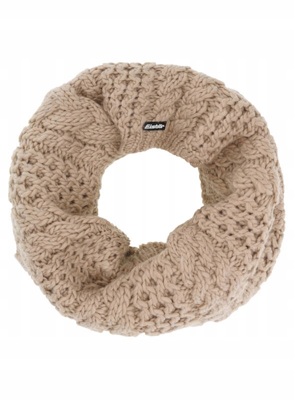 Zimní šátek Eisbar Afra Loop světle hnědý