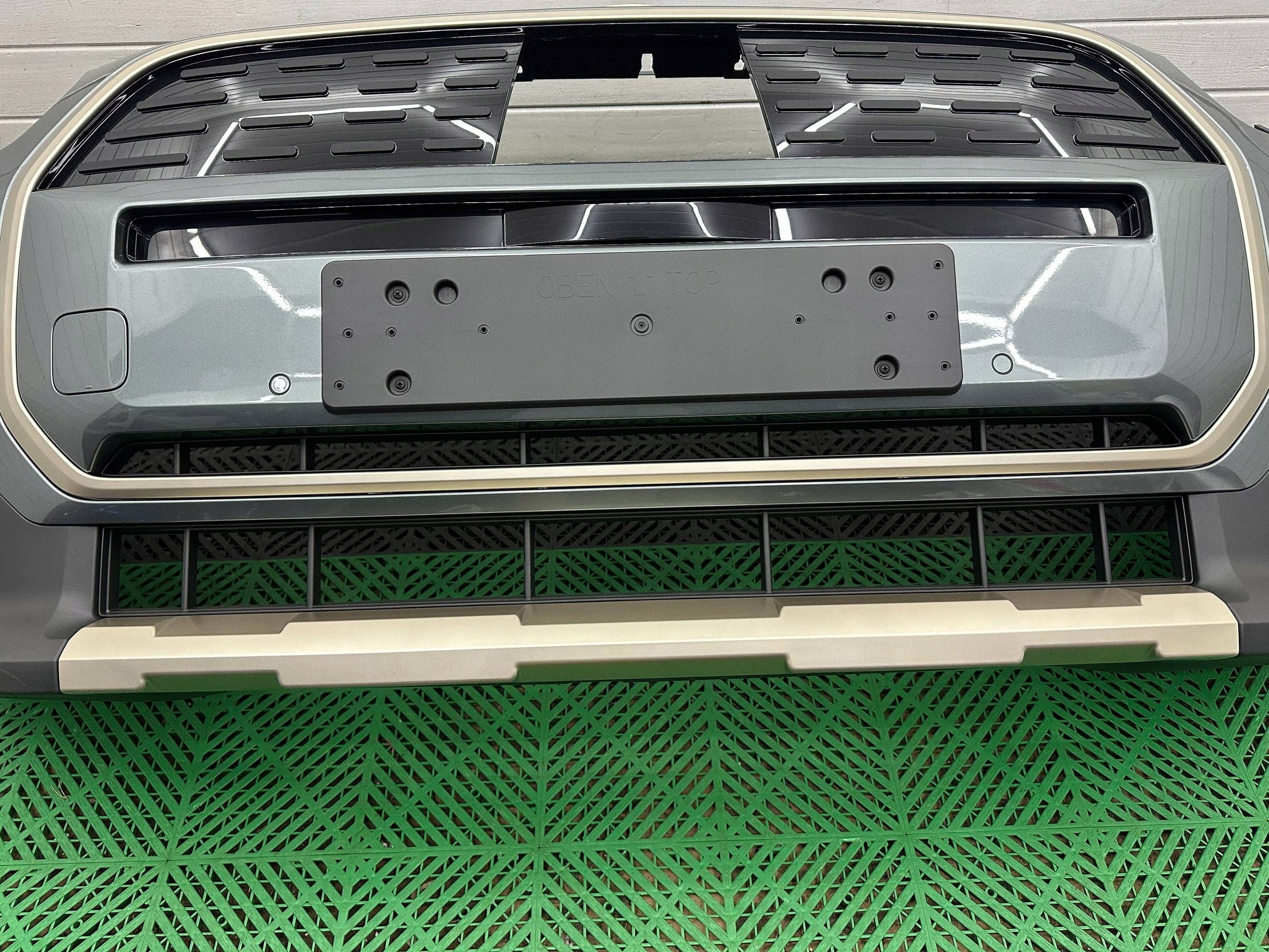 front bumper Mini Countryman U25 complete C71 SMOKEY GREEN
