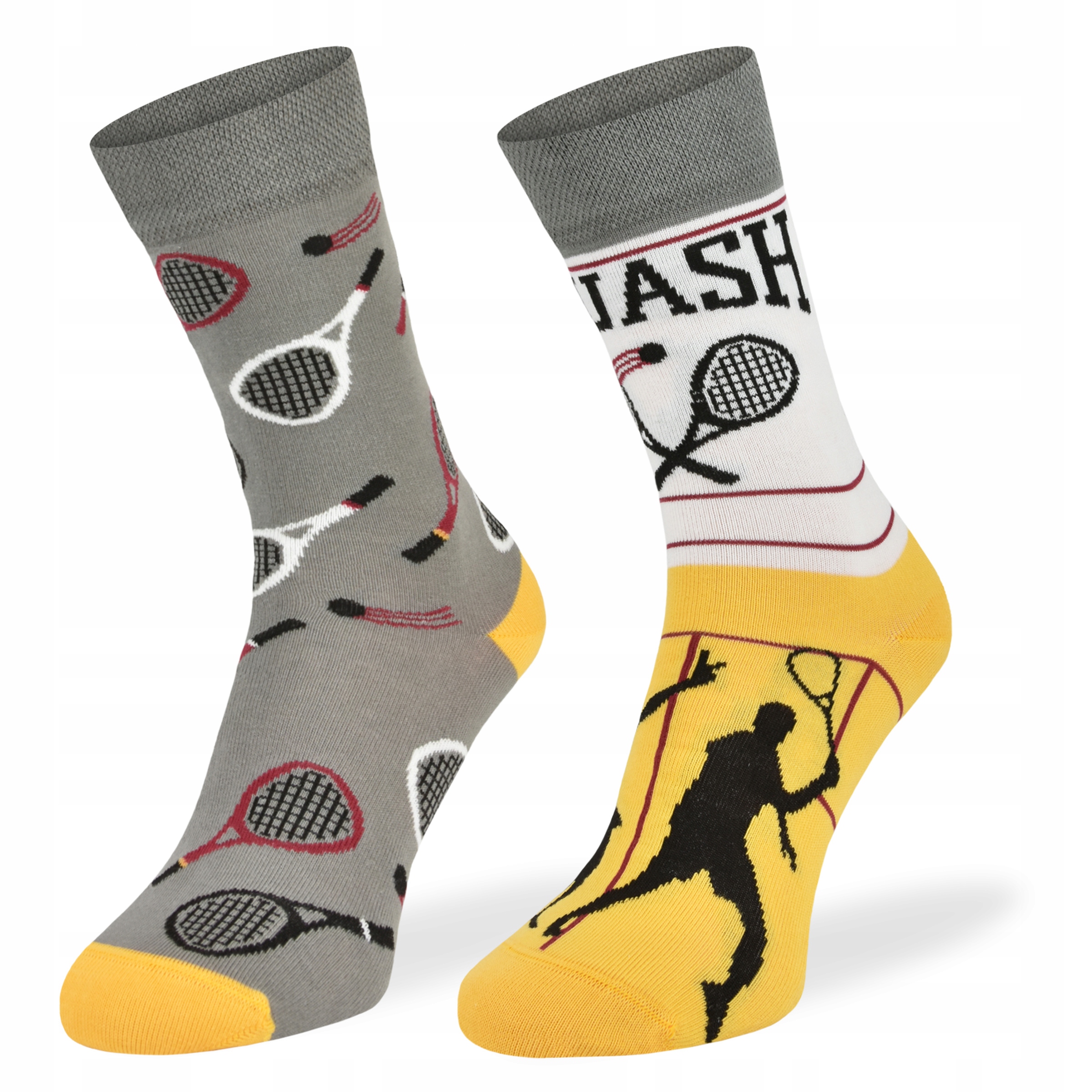 

Kolorowe skarpetki bawełniane dla gracza w Squash