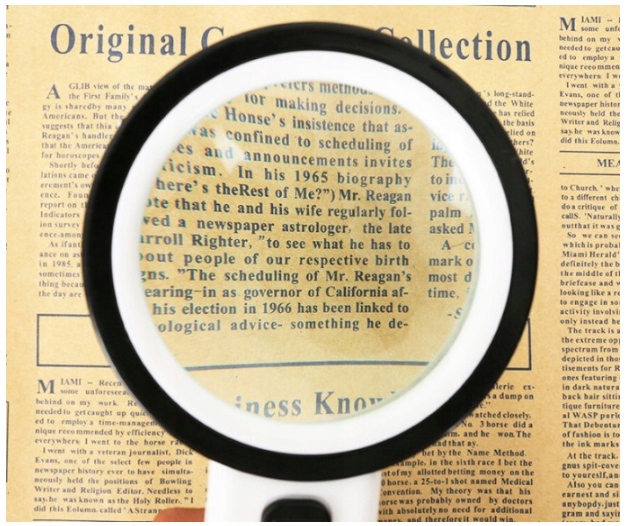 LUPA 30X SZKŁO POWIĘKSZAJĄCE DO CZYTANIA Z 12 LED Model LUPA SZKŁO POWIĘKSZAJĄCE