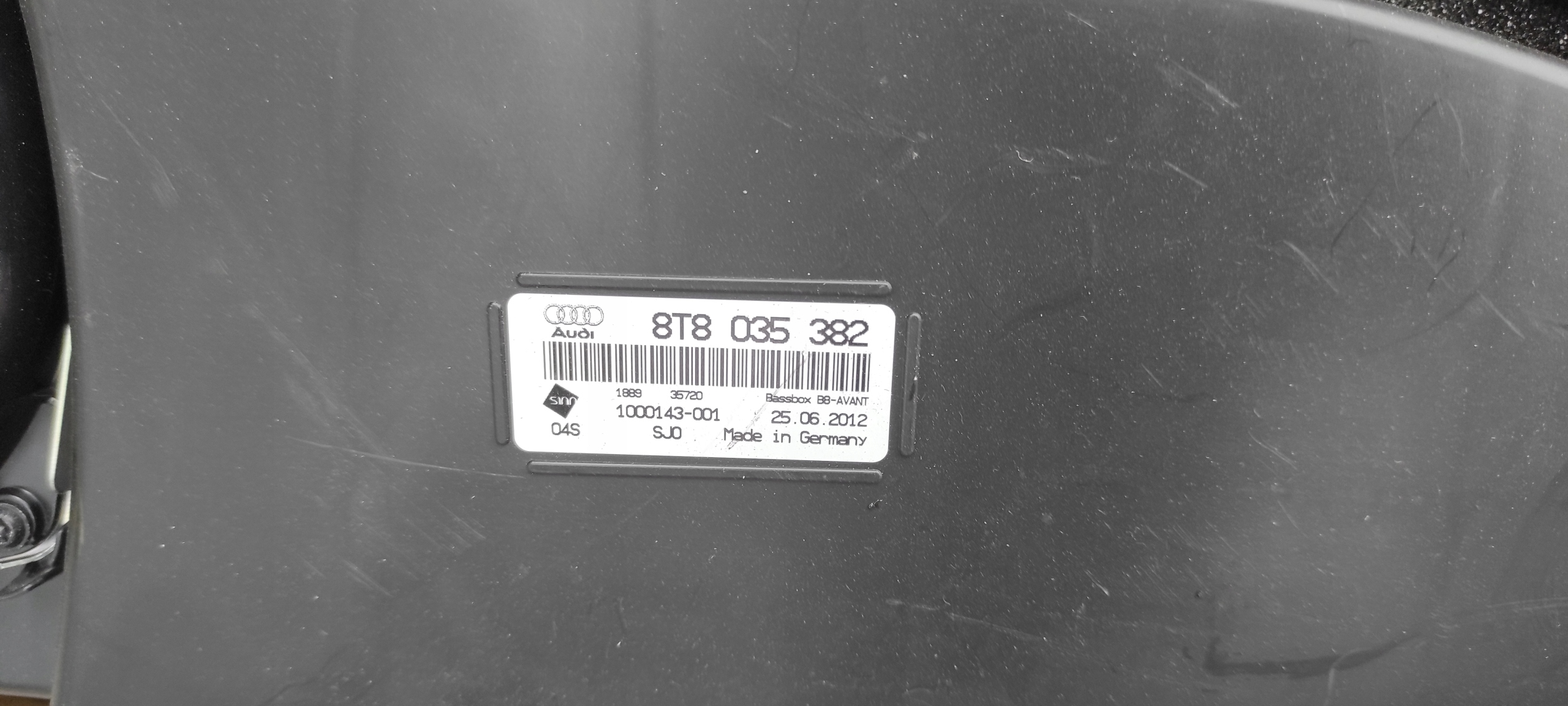 speaker SUBWOOFER AUDI A4 B8 A5 8T 8T8035382