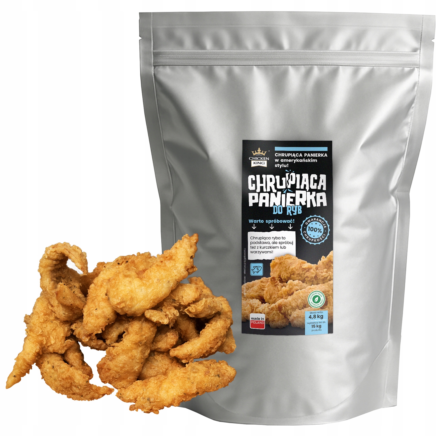 Levně Křupavá obalovací směs na ryby v americkém stylu Kfc Chicken King 4,8 kg