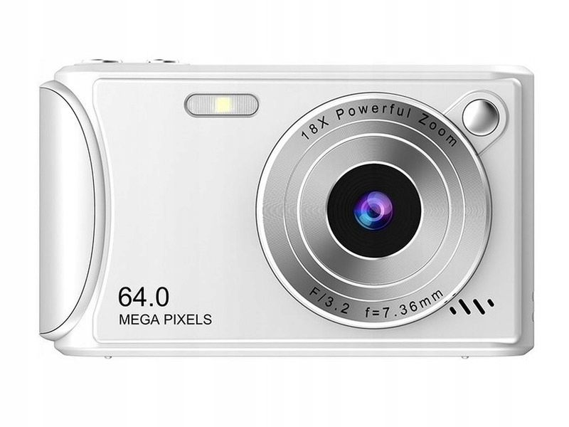 Aparat Xrec Q18 Biały, 64 Mpix, 4k 30