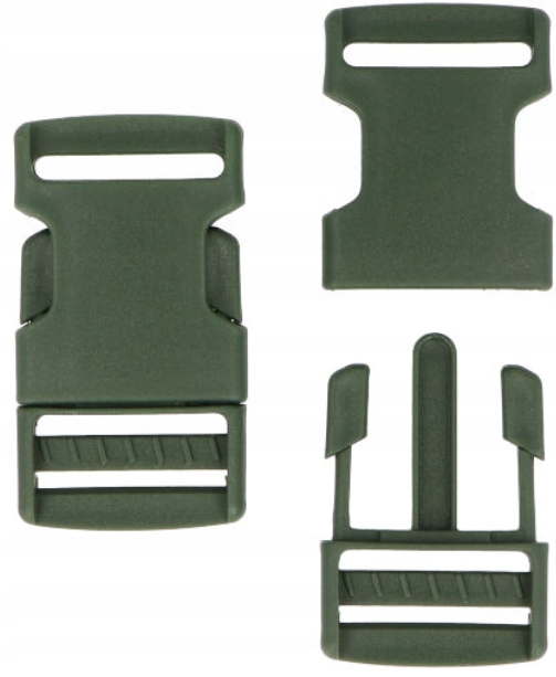 Klamra Zatrzaskowa Plastikowa Do Taśmy Paska 2,5cm 25mm Zielona