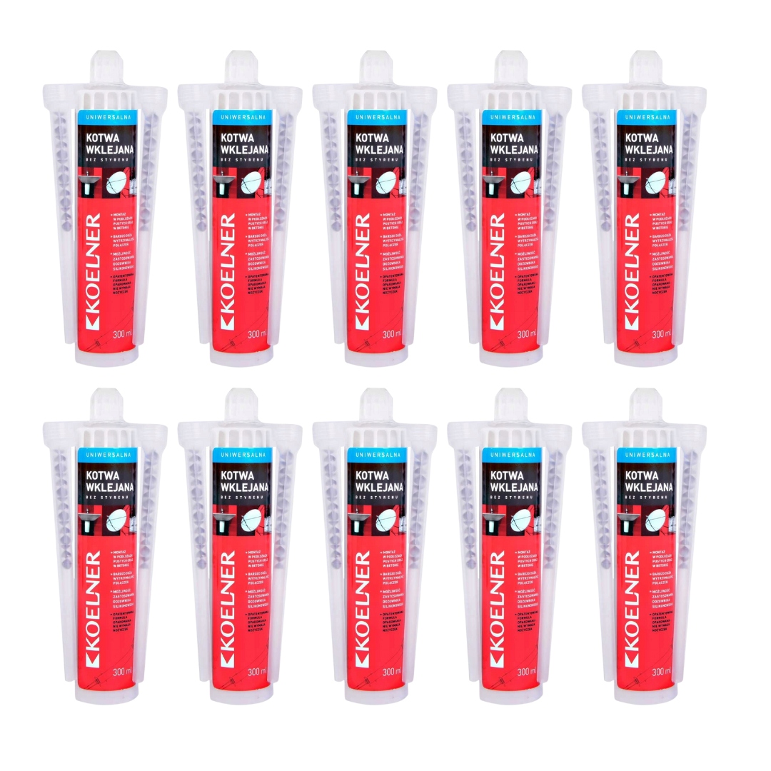 10 x Kotwa chemiczna Koelner KEM-PSF-300 300 ml