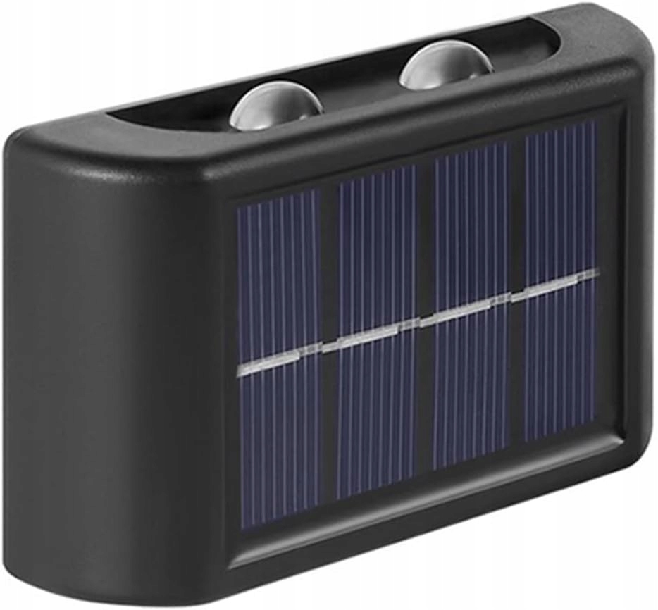 Solární Nástěnná Lampa, Zahradní Lampa, Senzor Soumraku, 2KS