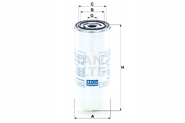 FILTR OLEJU AGRO MANN-FILTER Marka Mann-Filter