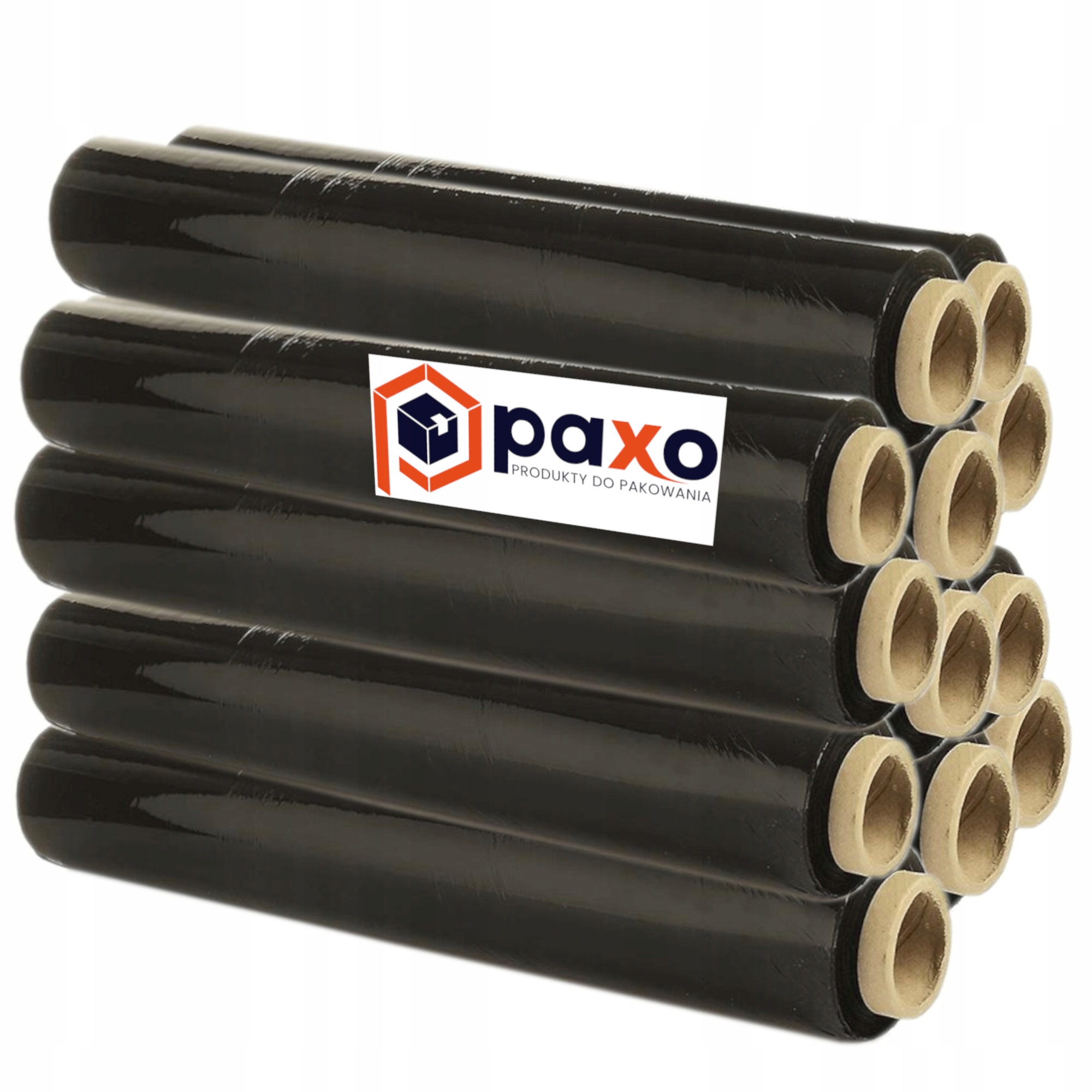 PAXO FOLIE STRECZ 1,2kg STRETCH CZARNE CZARNA ROLKI MOCNE KRYJĄCA PAKOWANIE