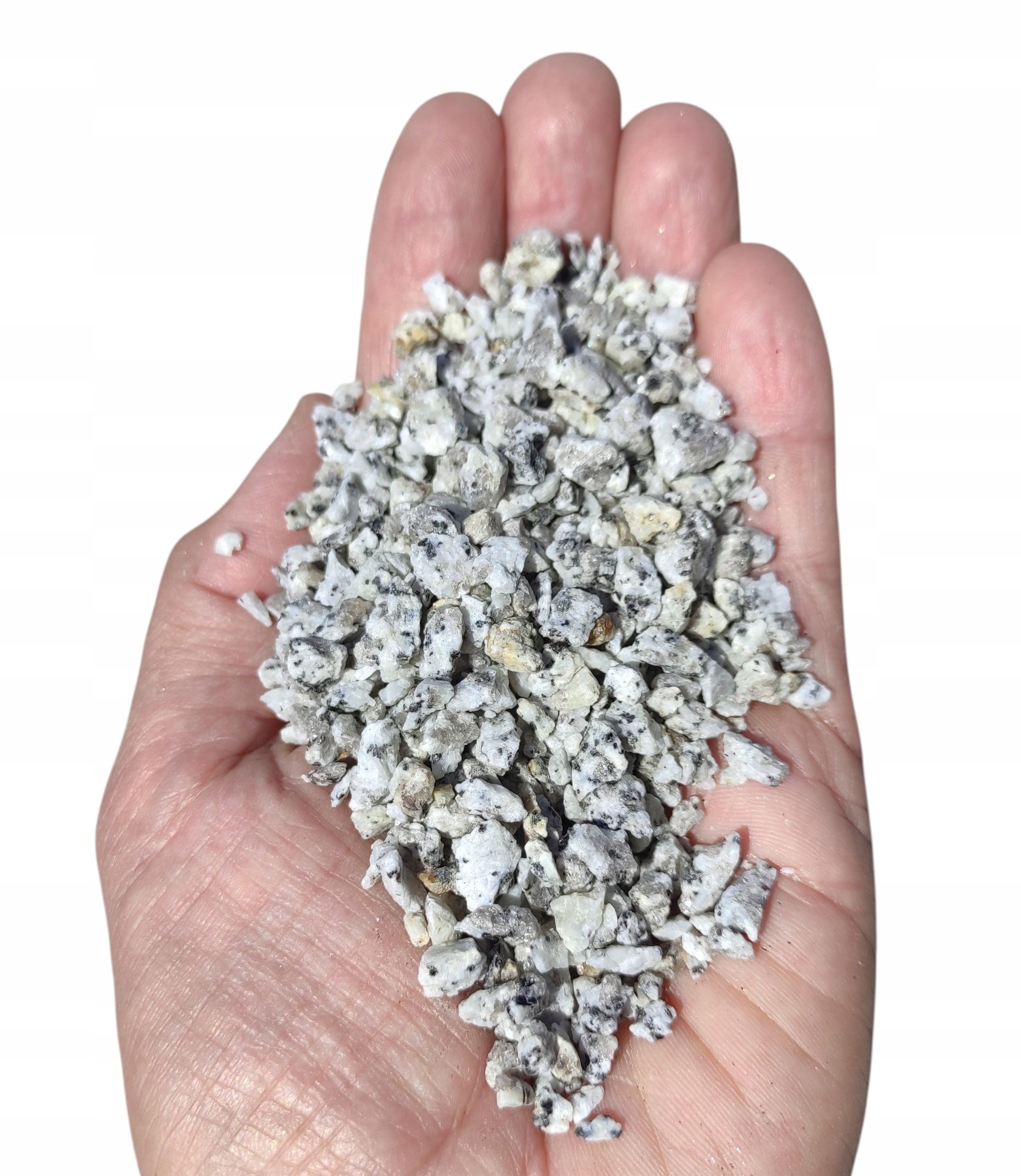 Granit šedý zásyp kostky spárovací písek štěrk spárovací granitový 2-5 mm 24 kg