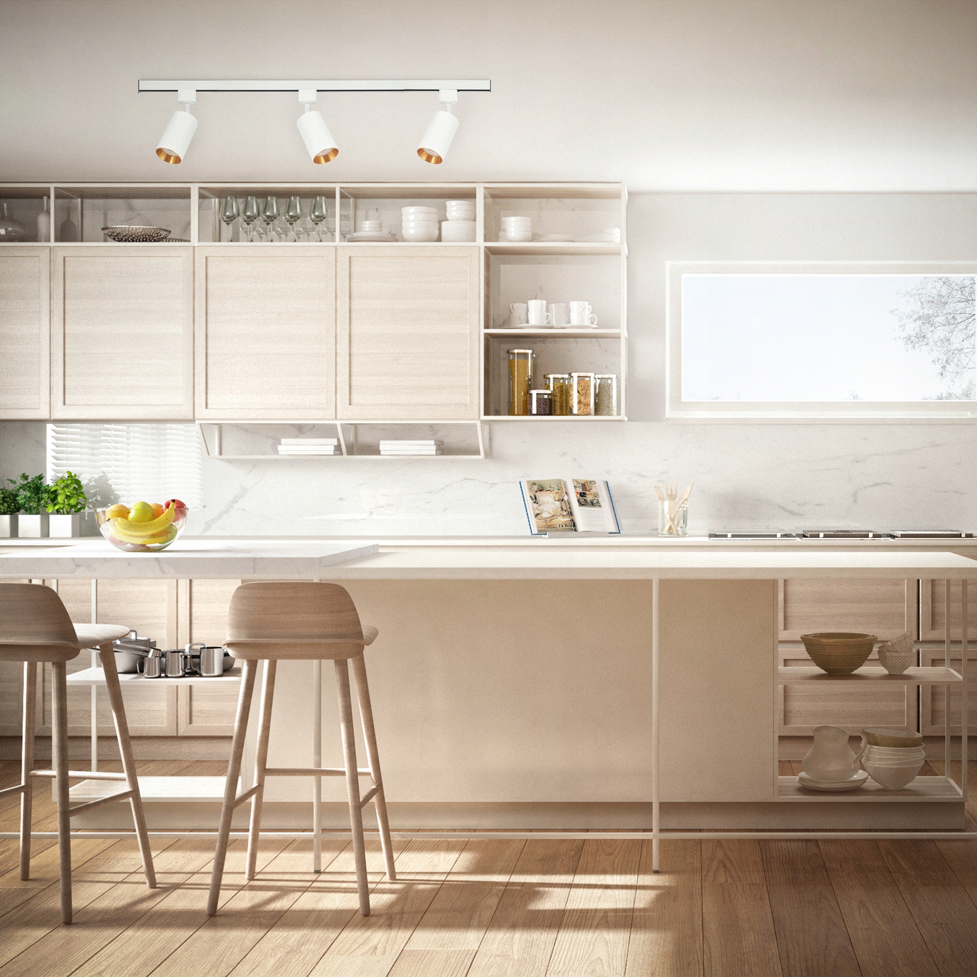 REFLEKTOR LAMPA DO SZYNOPRZEWODU 1-FZ GU10 WHITE / GOLD EDO Rodzaj gwintu GU10