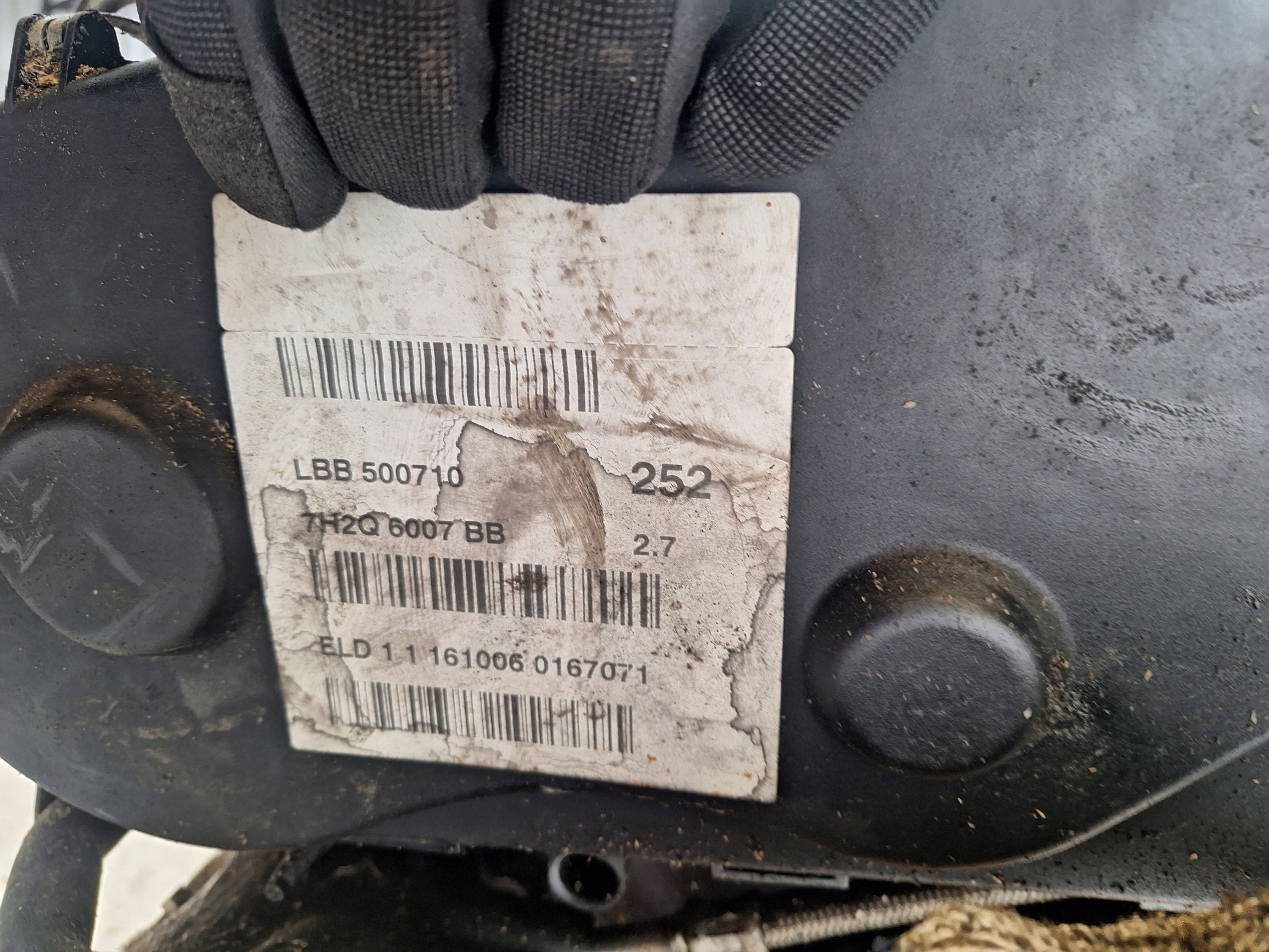 LAND ROVER RANGE ROVER engine 2.7 TDV6 200KM engine 276DT