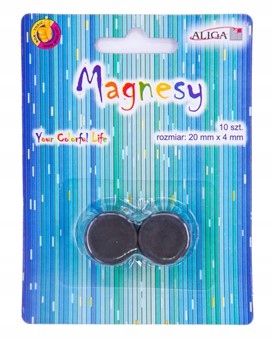 

Magnesy 20mm x 4mm 10szt