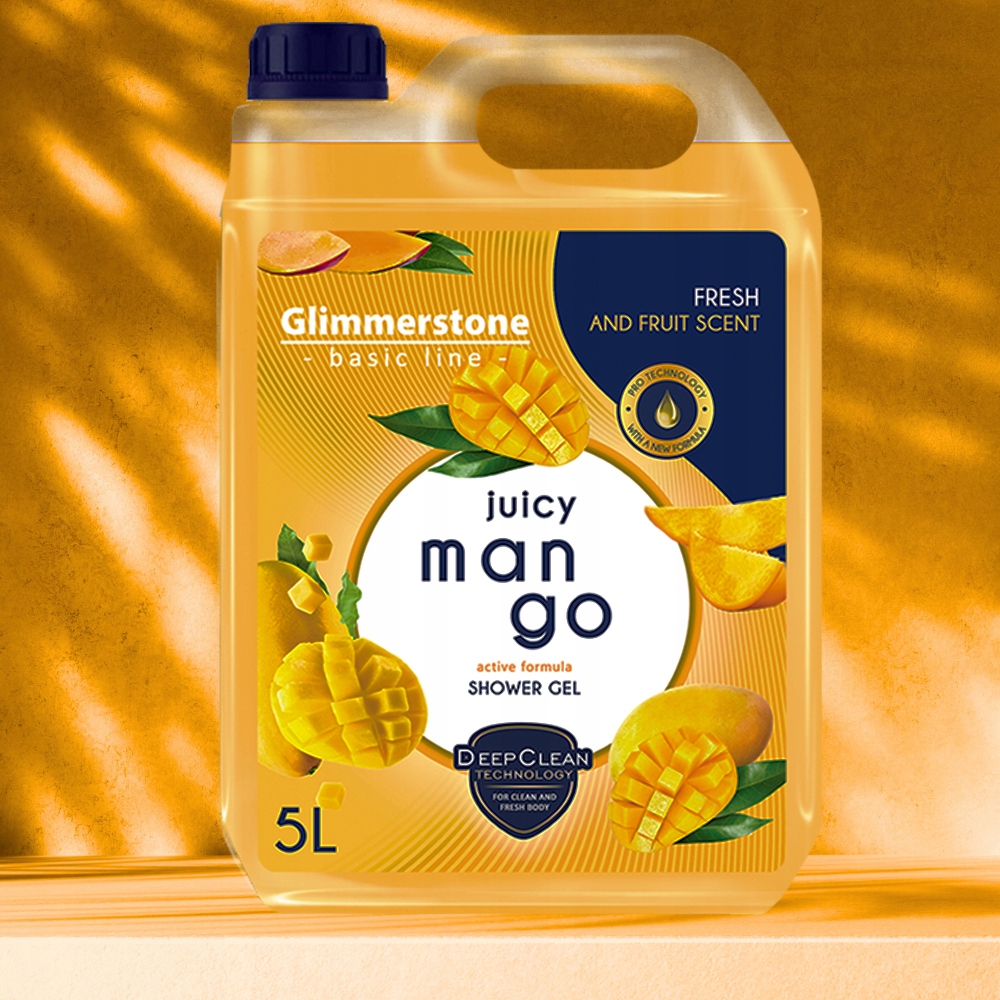 GLIMMERSTONE SHOWER GEL ŻEL POD PRYSZNIC SOCZYSTE ŚWIEŻE MANGO 5L JAKOŚĆ Kod producenta 5905261417091