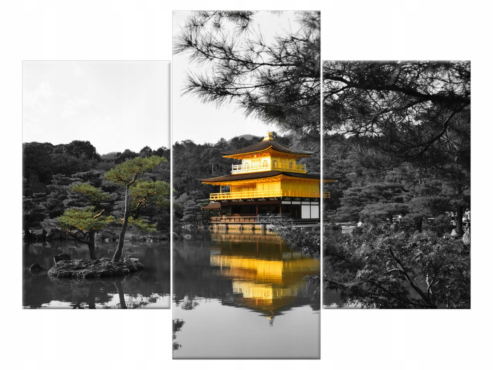 

Obraz 90x70 Architektura Dom i Bonzai Jezioro