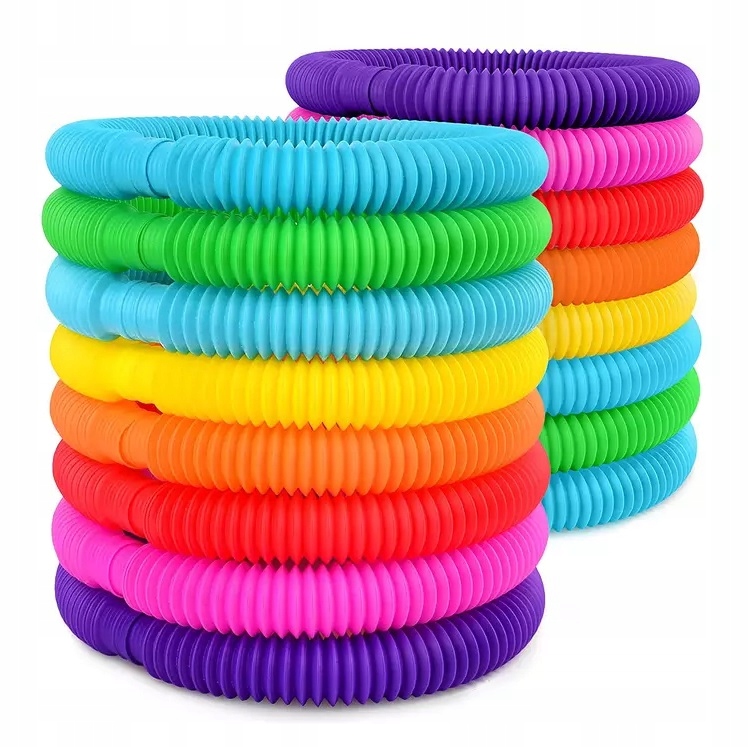 

10 x Tuby Rurki Sensoryczne Kreatywna Pop Tube