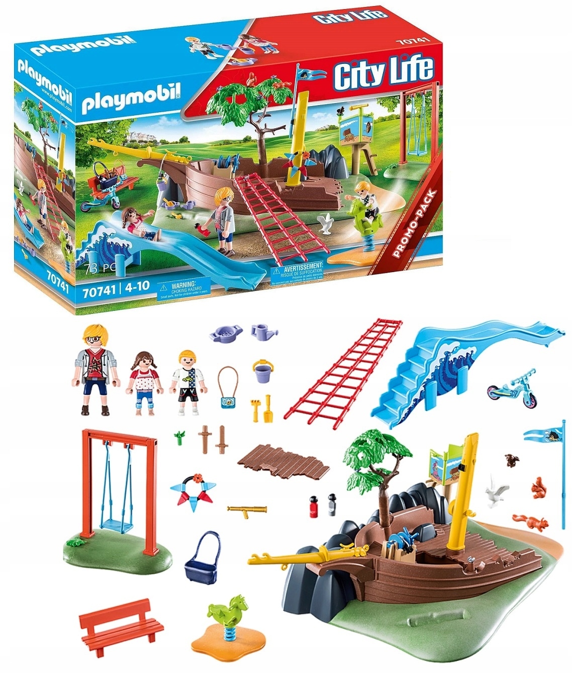 PLAYMOBIL 70741 Plac Zabaw Z Wrakiem Statku