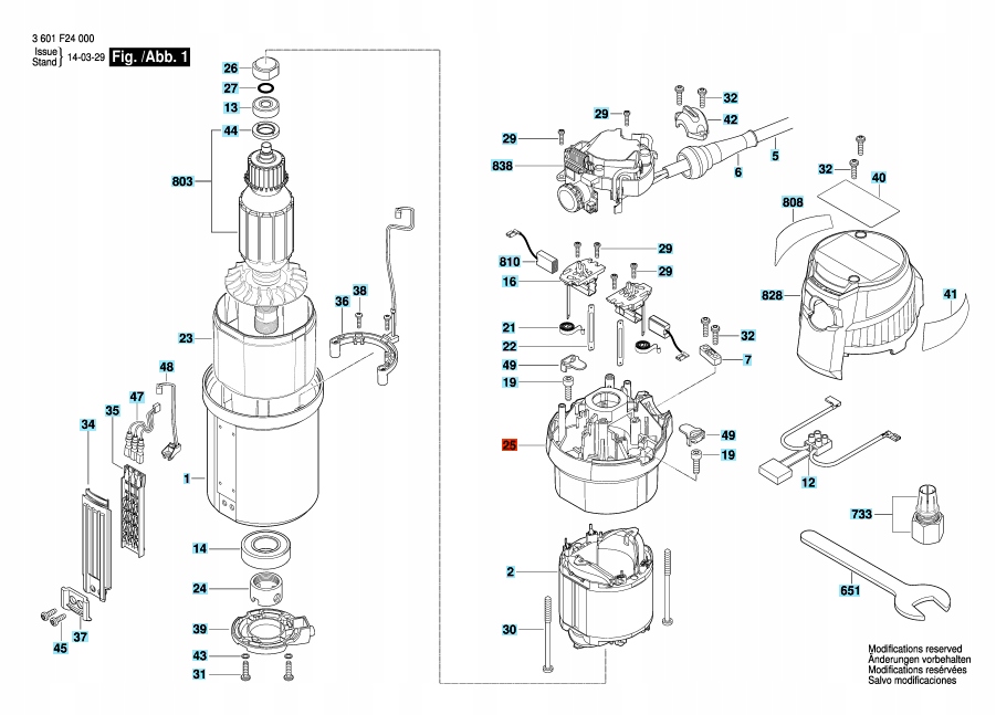 BOSCH GOF1600 CE OBUDOWA ORYGINAŁ 2610957779 Rodzaj obudowa