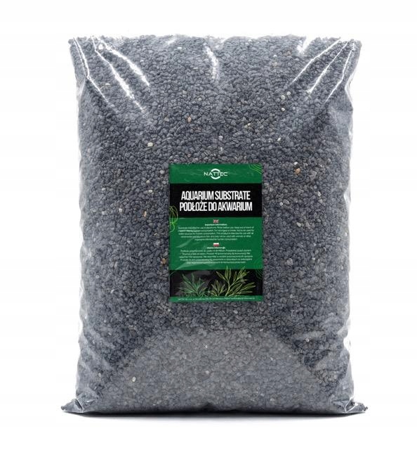 Levně Nattec Černý Gravel 2-4 MM 10 Kg