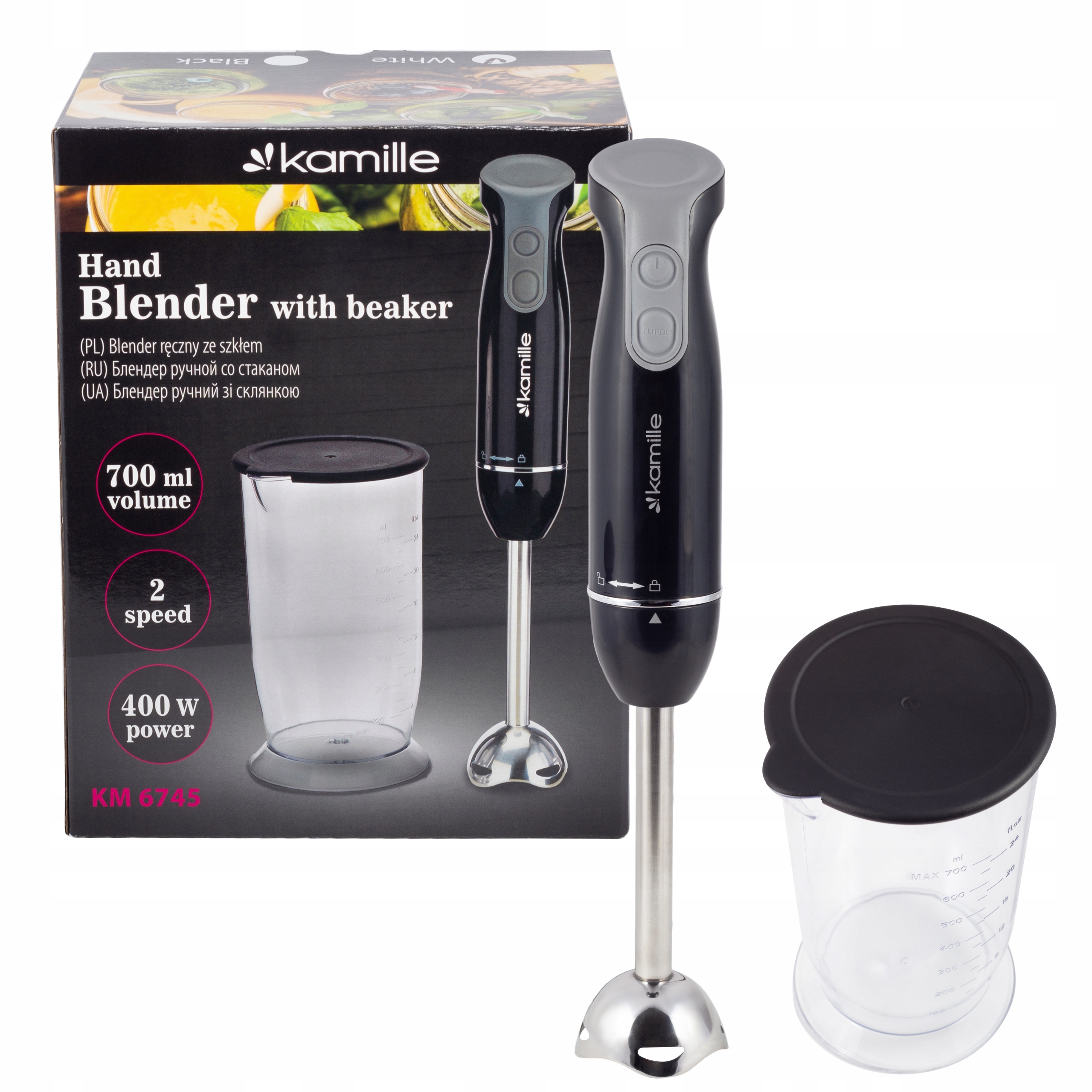 

Blender Ręczny Rozdrabniacz Mikser Mocny + Kubek