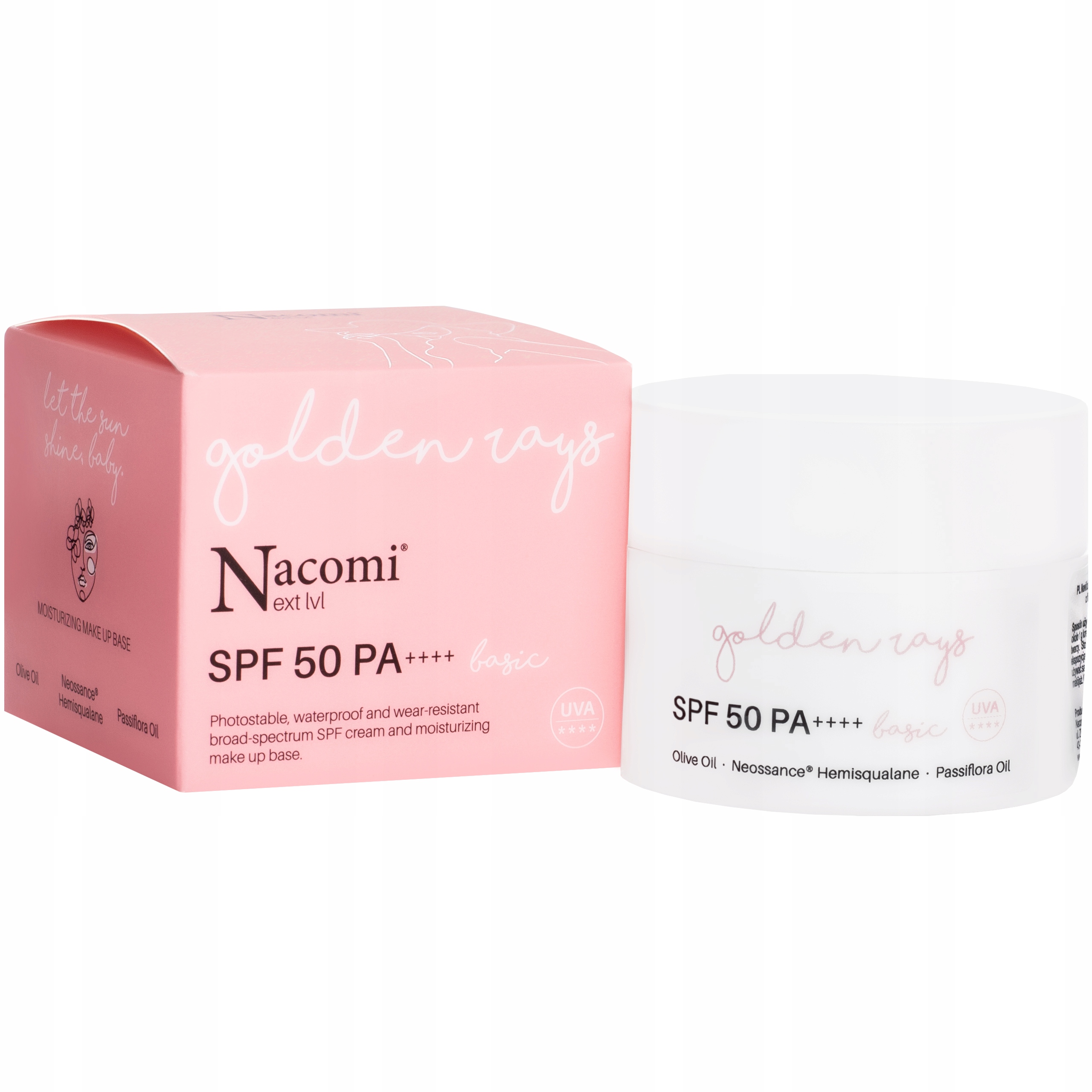 

Nacomi Spf 50 Basic z kwasem hialuronowym 50ml