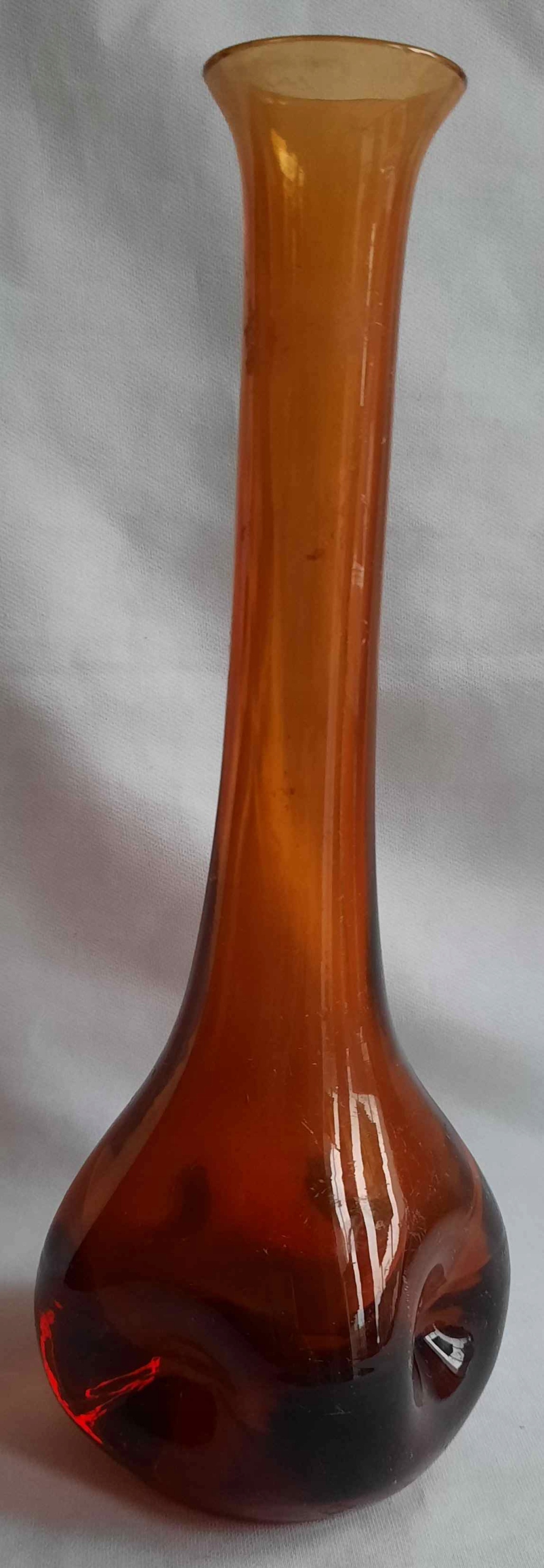 Miodowy Designerski Wazon Vintage