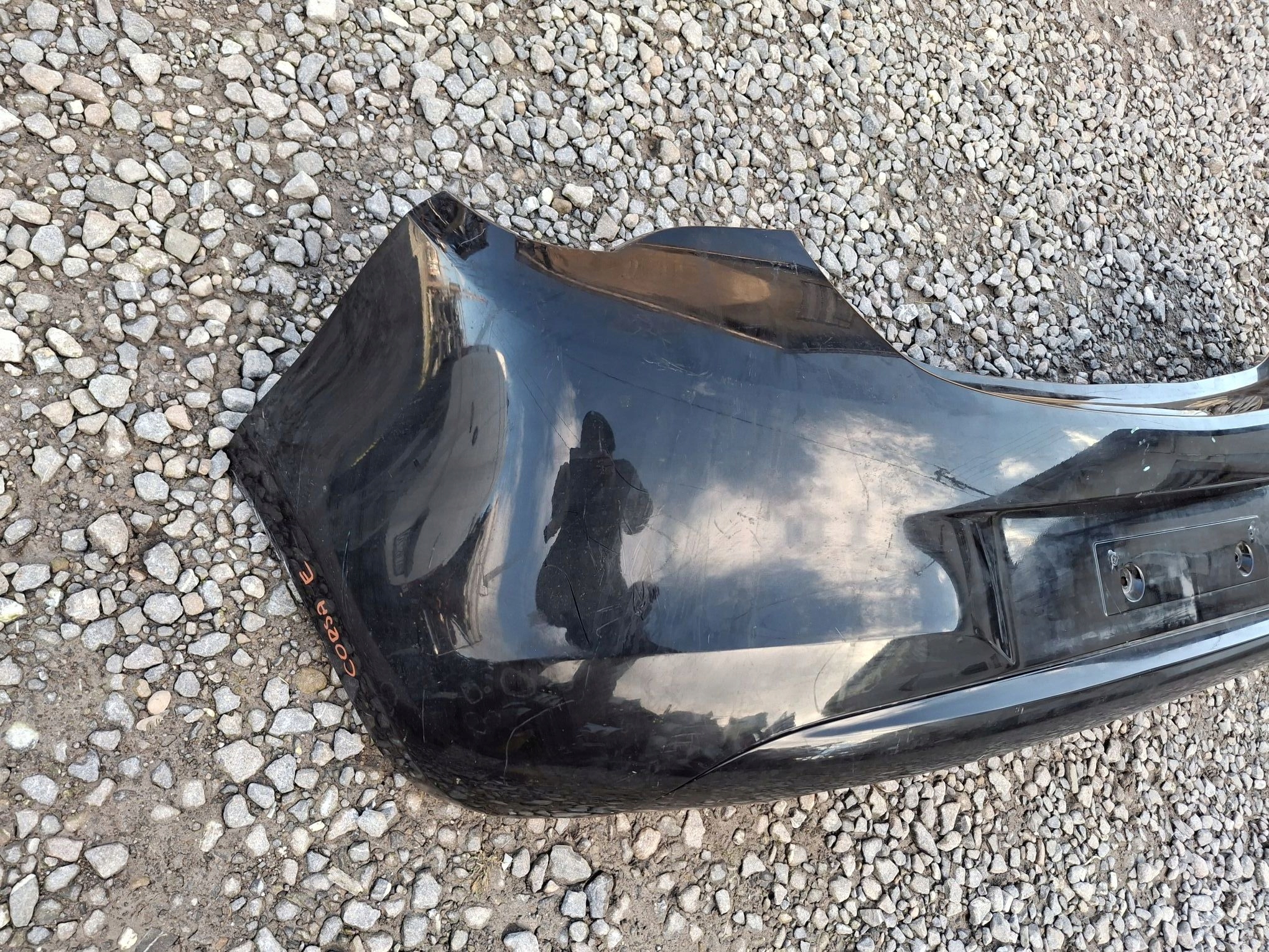bumper rear OPEL CORSA E 2014R->