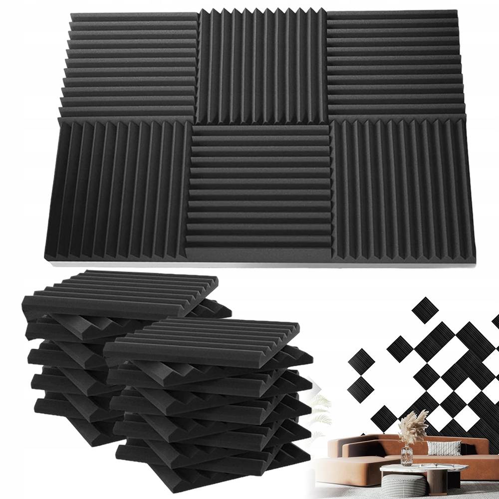 Samolepicí Difúzní Dlaždice 30X30X5 CM 24 Ks Do Kanceláře I Obývacího Pokoje