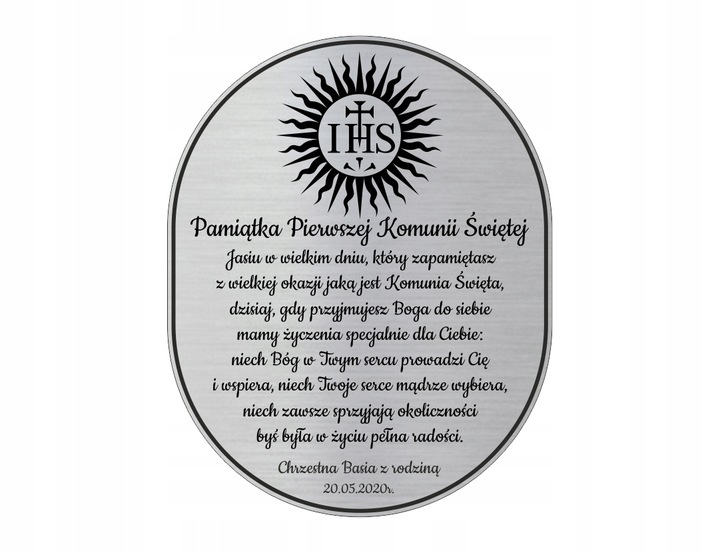 BIBLIA DLA DZIECI +dedykacja KOMUNIA ŚWIĘTA grawer Nośnik książka papierowa