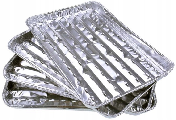 

Tacki Aluminiowe Tacka na Grill Piknik Duże 4szt.