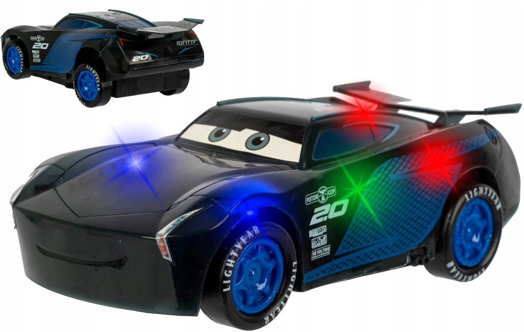 AUTO Z OCZAMI SKACZĄCE LED ODBIJAJĄCE SIĘ OD ŚCIAN