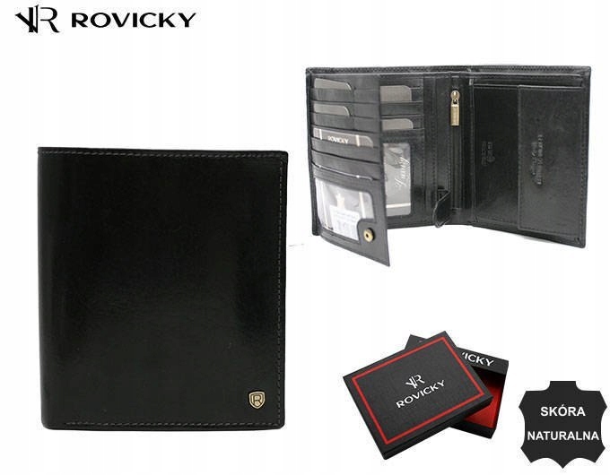 Kožená velká pánská peněženka se systémem Rfid Lumar