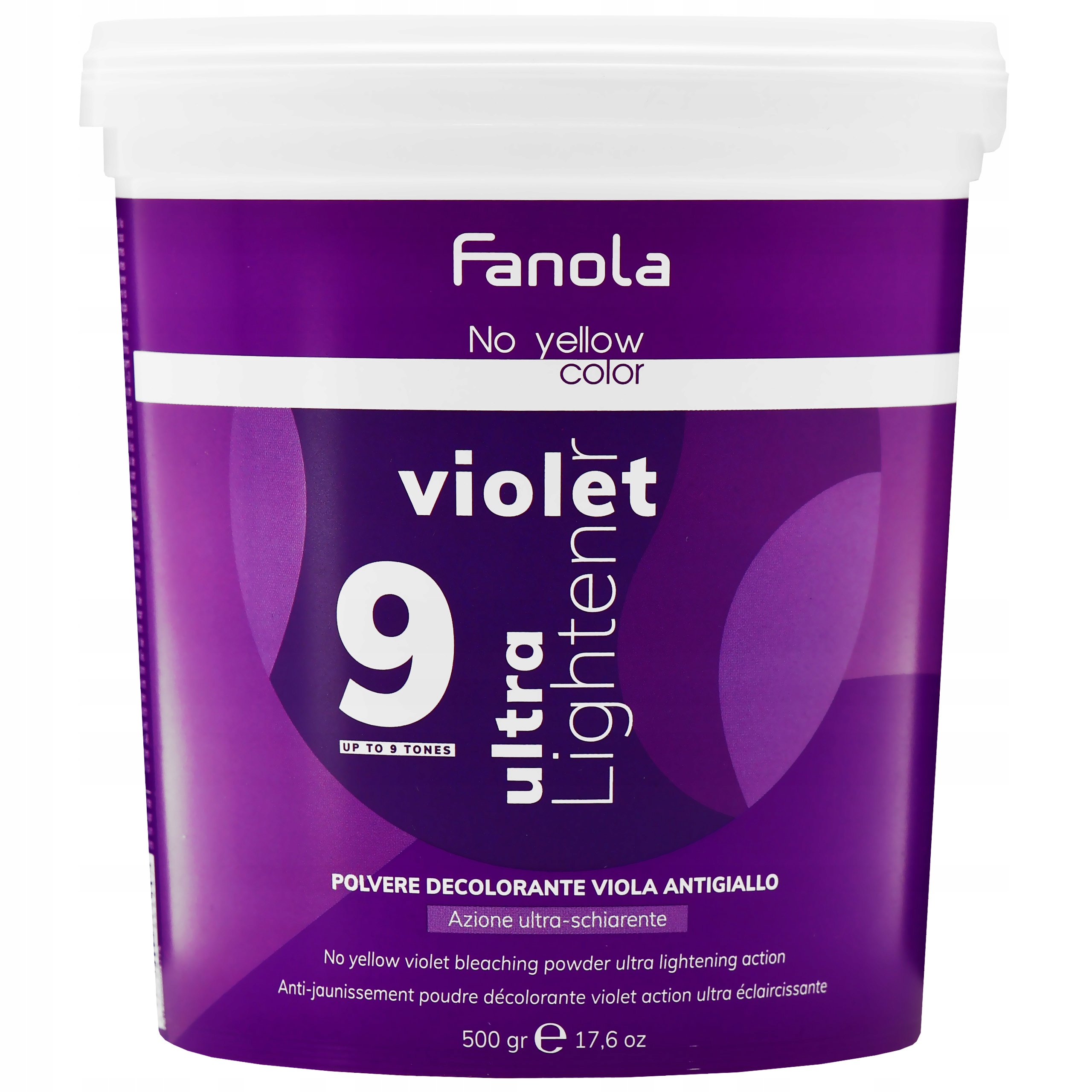 Fanola No Yellow Ultra Lightener 500 g Rozjasňovač s fialovým pigmentem