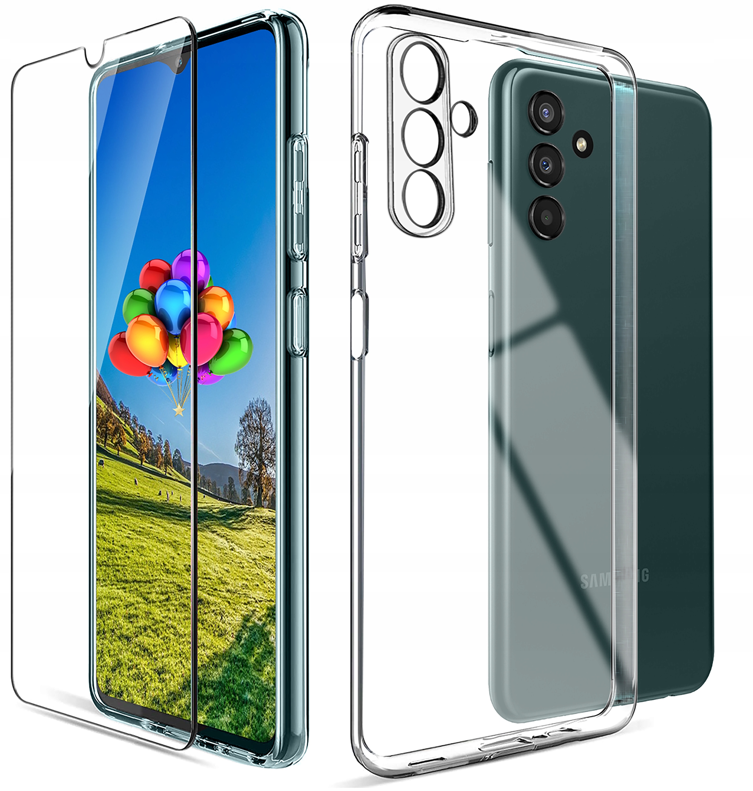 

Etui Silicone Case Szkło do Samsung Galaxy A13 5G