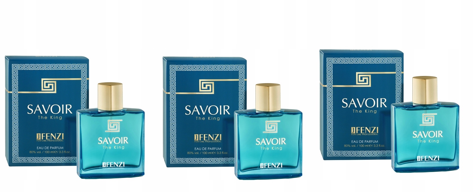 JFenzi Savoir The King 3x100 ml pánská parfémovaná voda