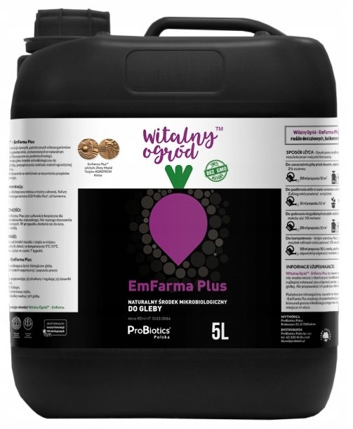 

ProBiotics EmFarma Plus 100% Naturalny Nawóz 5L