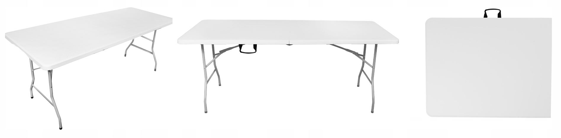 STÓŁ CATERINGOWY bankietowy przenośny SKŁADANY OGRODOWY WALIZKA 180 cm Styl tradycyjny