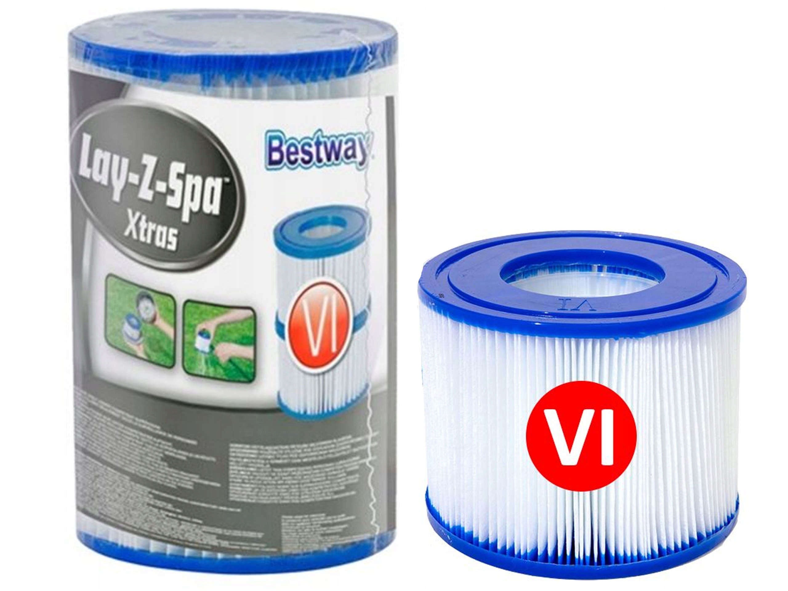 

Filtr Do Spa Jacuzzi Bestway 60311 Typ VI 2 sztuki