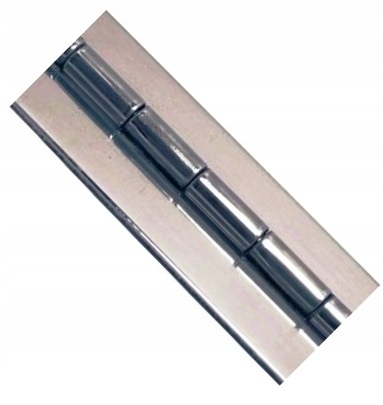 8321 - Стрічковий шарнір INOX A2 - 304 40x0, 7X3500 без отворів