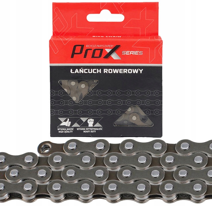 

Łańcuch 1 rzędowy ProX S410 112L brązowy, pin, box