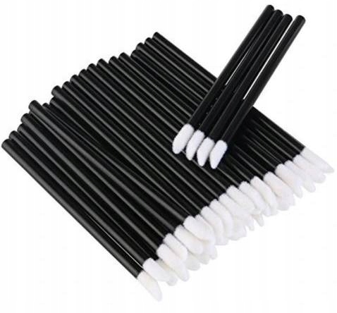 50x APLIKATORY welurowe CZARNE do ust- 5815
