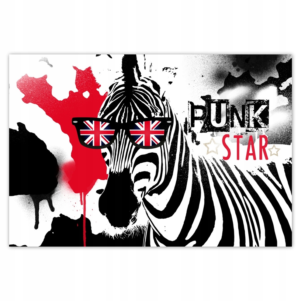 

Fototapety flizelina 104x70 Zebra Punkstar okulary