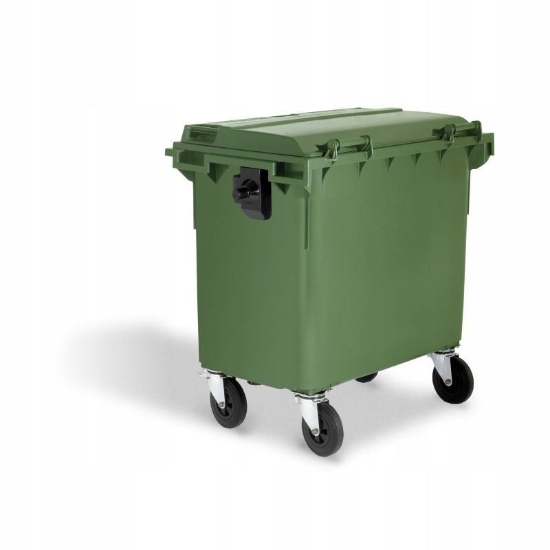 SEGREC Kosz/Pojemnik 660L Zielony Premium (Na Szkło) Pojemność 660 l