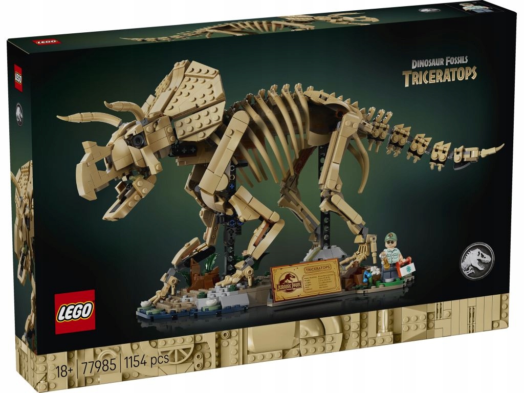 Lego 77985 Jurský svět Kostry dinosaurů: triceratops