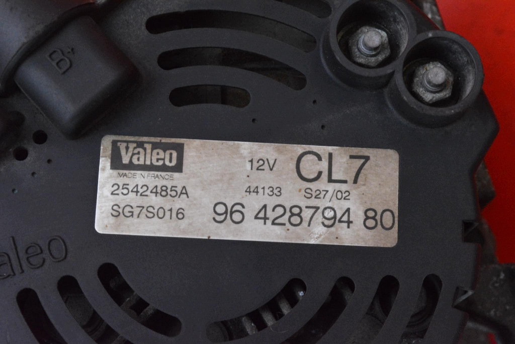 alternatore Test 9642879480 CITROEN C3 1 e 1.1 8V 61 KM 02-10