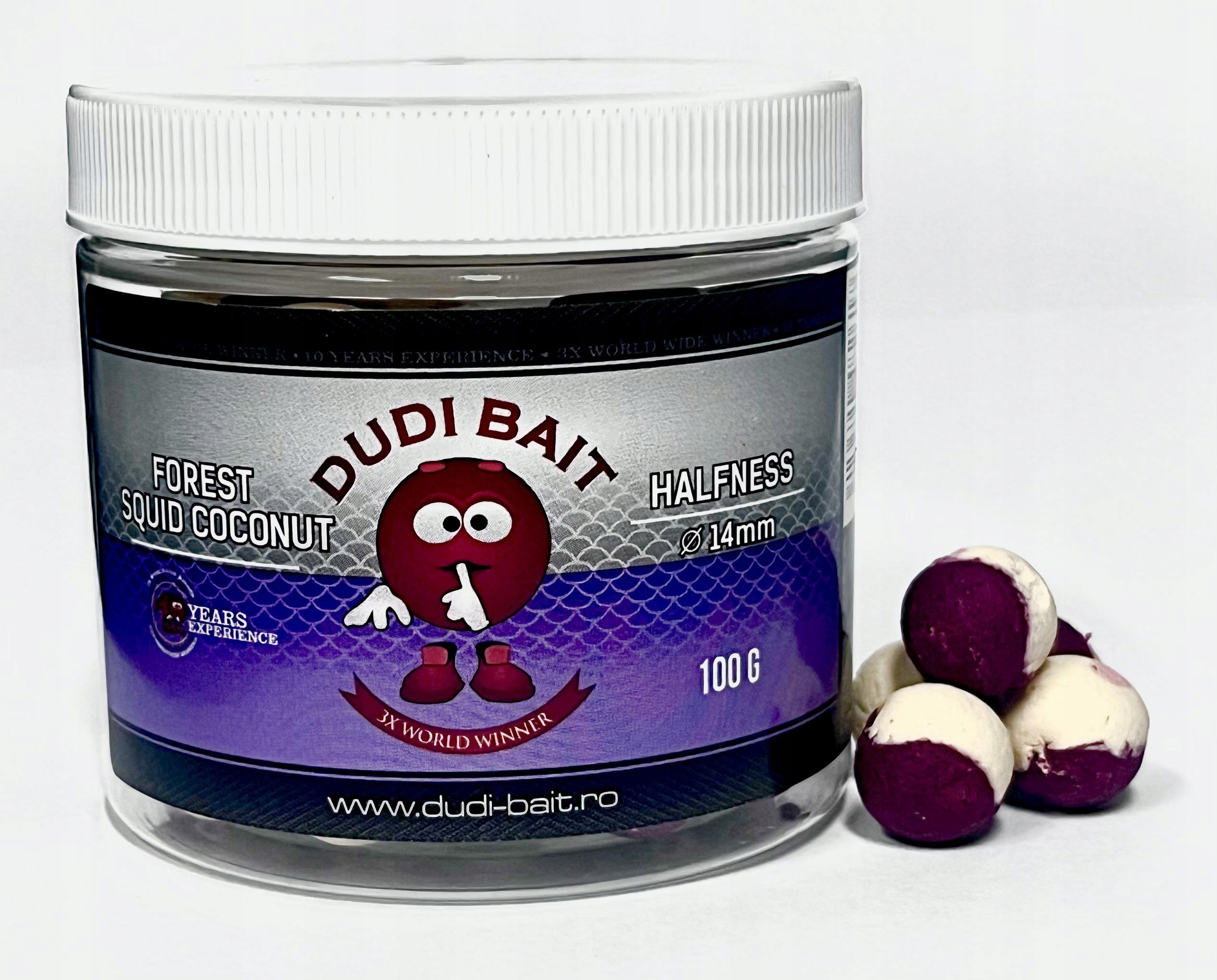 Kulki Wafters Dudi Bait Forest Squid Coconut 14mm