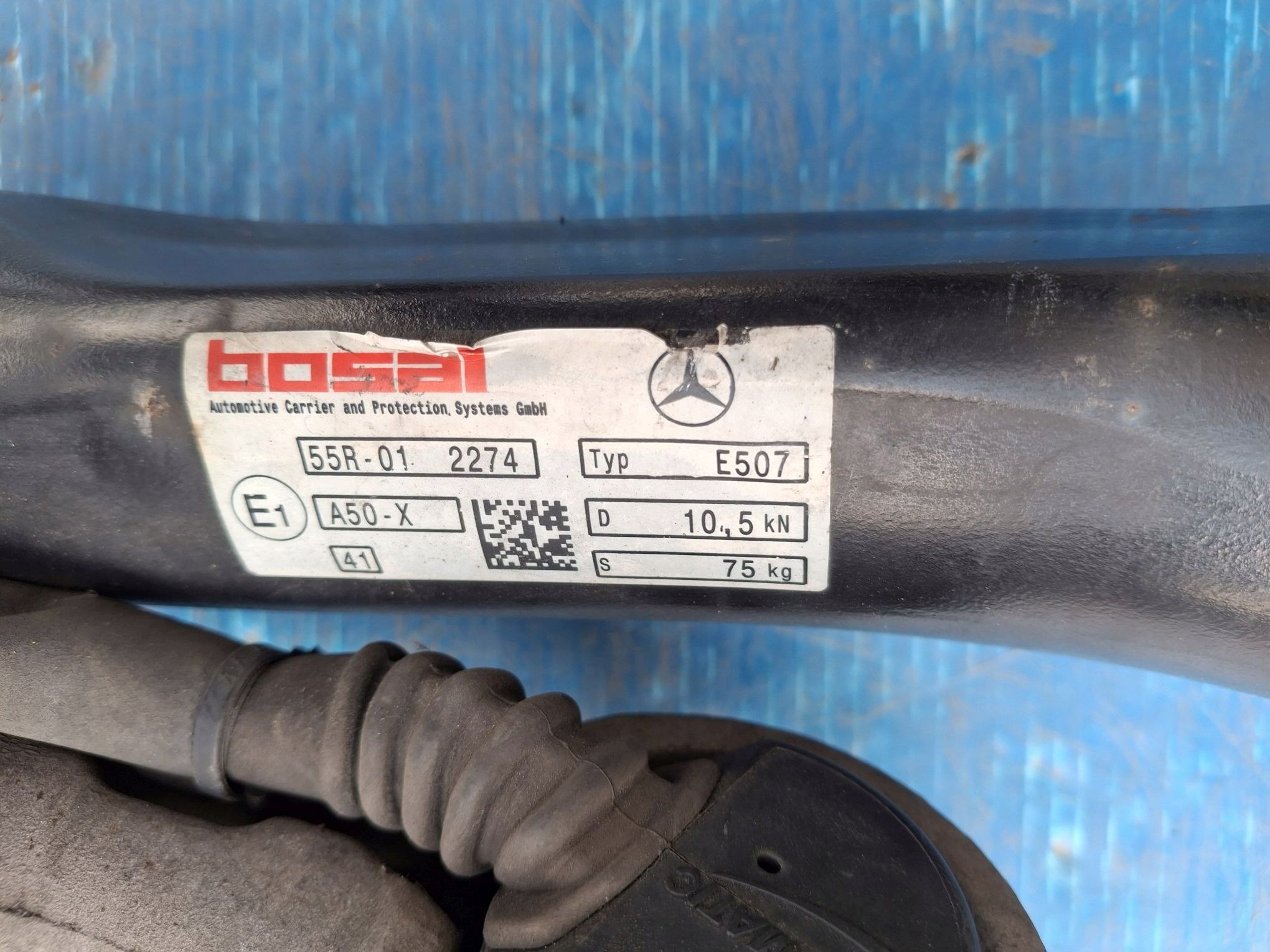 tow electrical MERCEDES C-KLASA W205 2014R->