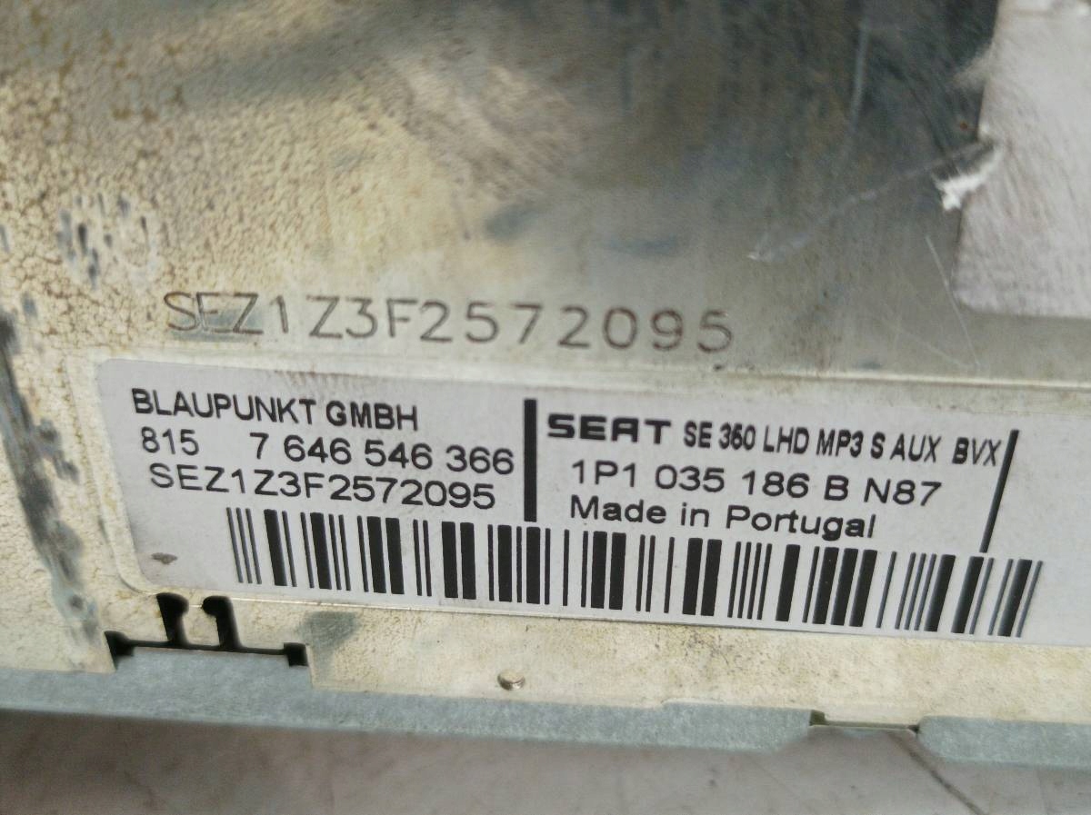 RADIO 1P1035186B Seat Leon II (2005-2012)